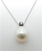 Necklace Recarlo Woman in White Gold Perla XD 156/BN - XD 156/BN